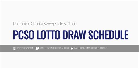 what time lotto|PCSO Lotto Draw Schedule – Philippine Charity Sweepstakes Office.